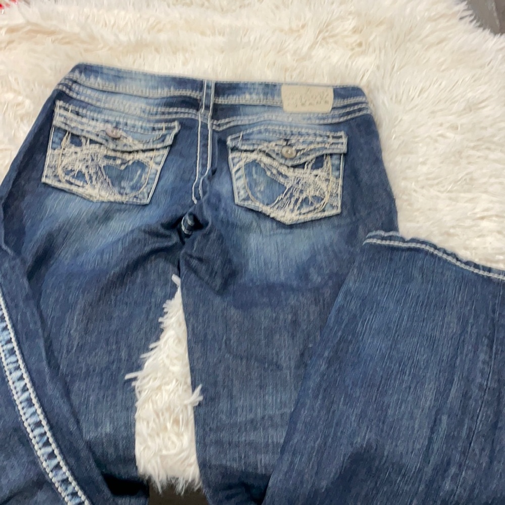 Silver bootcut jeans